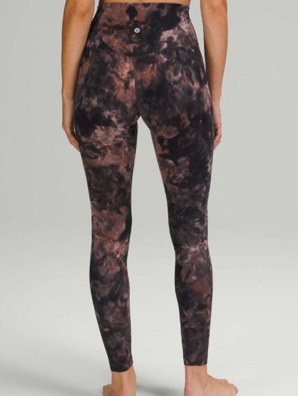 Lululemon Align Pant 25" *Diamond Dye Graphite Grey Pink Pastel Size 14 - Picture 2 of 9